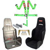 Racing Harness With Seat Green SFI Racing Harness Includes - image 1
