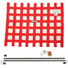 Window Safety Net Kit 18" x 24" Red Ribbon Style Net Kit Includes - image 1