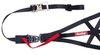 Right Side Triangle Roll Cage Net with Quick Release [SFI 37.1, 24 in. H x 46 in. W (Mount Strap Adds 32 in. W)] - image 2