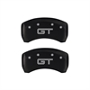 2012 FORD MUSTANG BOSS 302 - REAR SET 2 CALIPER COVERS MUSTANG/GT S197 LOGOTYPE MATTE BLACK POWDER C - image 1