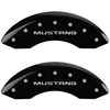 2003 FORD MUSTANG MACH I - SET OF 4 CALIPER COVERS MUSTANG/GT SN95 LOGOTYPE BLACK POWDER COAT FINISH - image 1