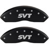 SVT/SVT Matte Black Powder Coat Finish Silver Characters. - image 1