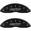 1999 FORD F-150 LIGHTNING - SET OF 4 CALIPER COVERS LIGHTNING F150 LOGOTYPE MATTE BLACK POWDER COAT - image 1