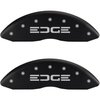 2008 FORD EDGE LIMITED - SET OF 4 CALIPER COVERS EDGE/EDGE MATTE BLACK POWDER COAT FINISH SILVER CHARACTERS. 17 WHEEL MIN - image 1