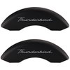 2005 FORD THUNDERBIRD 50TH ANNIVERSARY EDITION - SET OF 4 CALIPER COVERS THUNDERBIRD LOGOTYPE MATTE - image 1