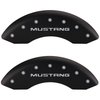 1999 FORD MUSTANG BASE - SET OF 4 CALIPER COVERS MUSTANG/GT SN95 LOGOTYPE MATTE BLACK POWDER COAT FI - image 1