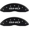 2010 FORD TAURUS SHO - SET OF 4 CALIPER COVERS SHO/SHO MATTE BLACK POWDER COAT FINISH SILVER CHARACT - image 1
