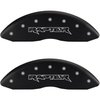 2012 FORD F-150 SVT RAPTOR - SET OF 4 CALIPER COVERS RAPTOR/RAPTOR LOGOTYPE MATTE BLACK POWDER COAT - image 1