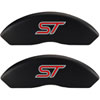 ST / ST No Bolts Matte Black Powder Coat Finish Silver Characters. - image 1