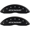Edge/Edge 2015 Matte Black Powder Coat Finish Silver Characters. - image 1