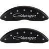 2006 DODGE CHARGER DAYTONA R/T - SET OF 4 CALIPER COVERS CHARGER/CHARGER CURSIVE ENGRAVING MATTE BLA - image 1
