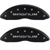2005 DODGE MAGNUM R/T - SET OF 4 CALIPER COVERS MAGNUM/MAGNUM MATTE BLACK POWDER COAT FINISH SILVER - image 1