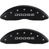 2006 DODGE RAM 1500 LARAMIE - SET OF 4 CALIPER COVERS BROKEN DODGE/BROKEN DODGE MATTE BLACK POWDER C - image 1