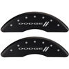 Dodge ll /Dodge ll Matte Black Powder Coat Finish Silver Characters. - image 1