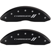 2011 DODGE CHARGER R/T - SET OF 4 CALIPER COVERS CHARGER LL / CHARGER LL MATTE BLACK POWDER COAT FIN - image 1