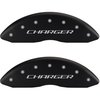 2011 DODGE CHARGER SE - SET OF 4 CALIPER COVERS CHARGER/CHARGER BLOCK ENGRAVING MATTE BLACK POWDER C - image 1