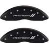 2010 DODGE AVENGER EXPRESS - SET OF 4 CALIPER COVERS AVENGER LL / AVENGER LL MATTE BLACK POWDER COAT - image 1