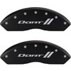 2013 DODGE DART LIMITED - SET OF 4 CALIPER COVERS DART LL /DART LL 2013 MATTE BLACK POWDER COAT FINI - image 1