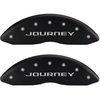 2012 DODGE JOURNEY AVP - SET OF 4 CALIPER COVERS JOURNEY /JOURNEY W/OUT STRIPES MATTE BLACK POWDER C - image 1