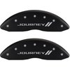 2012 DODGE JOURNEY AVP - SET OF 4 CALIPER COVERS JOURNEY LL /JOURNEY LL MATTE BLACK POWDER COAT FINI - image 1