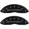 Stingray/Stingray Matte Black Powder Coat Finish Silver Characters. - image 1