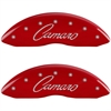 1978 CHEVROLET CAMARO BASE - FRONT SET 2 CALIPER COVERS CAMARO/CAMARO CLASSIC CURSIVE RED POWDER COA - image 1