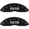 2000 CHEVROLET SILVERADO 1500 BASE - SET OF 4 CALIPER COVERS SS SILVERADO TRUCK LOGOTYPE MATTE BLACK - image 1