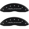 2007 CHEVROLET AVALANCHE LS - SET OF 4 CALIPER COVERS AVALANCHE/AVALANCHE MATTE BLACK POWDER COAT FI - image 1