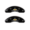 14012FBRCBK Front Disc Brake Caliper Covers Fits Select Chevy Cruze, Chevy Cruze Limited [Black Finish w/ Silver Chevy Racing] - image 1