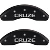 Cruze/Cruze Matte Black Powder Coat Finish Silver Characters. - image 1
