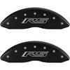 2010 CHEVROLET CAMARO LS - SET OF 4 CALIPER COVERS RS / RS GEN 5 CAMARO MATTE BLACK POWDER COAT FINI - image 1