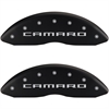 2010 CHEVROLET CAMARO SS - SET OF 4 CALIPER COVERS CAMARO/CAMARO GEN 5 MATTE BLACK POWDER COAT FINIS - image 1