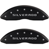 2005 CHEVROLET SILVERADO 1500 HD BASE - SET OF 4 CALIPER COVERS SILVERADO / SILVERADO MATTE BLACK PO - image 1