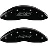 1994 CHEVROLET IMPALA SS - SET OF 4 CALIPER COVERS SS IMPALA LOGOTYPE BLACK POWDER COAT FINISH SILVER CHARACTERS. 17 WHEEL MIN - image 1