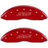 1994 CHEVROLET IMPALA SS - SET OF 4 CALIPER COVERS SS IMPALA LOGOTYPE RED POWDER COAT FINISH SILVER CHARACTERS. 17 WHEEL MIN - image 1