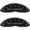 2007 CHEVROLET SILVERADO 1500 CLASSIC LS - FRONT SET 2 CALIPER COVERS SILVERADO / SILVERADO MATTE BL - image 1