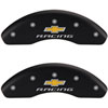 Chevy racing/Chevy racing Matte Black Powder Coat Finish Silver Characters. - image 1