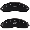 1995 CHEVROLET TAHOE BASE - FRONT SET 2 CALIPER COVERS MGP/MGP ENGRAVING MATTE BLACK POWDER COAT FIN - image 1