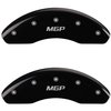 1988 CHEVROLET CAMARO BASE - FRONT SET 2 CALIPER COVERS MGP/MGP ENGRAVING BLACK POWDER COAT FINISH S - image 1