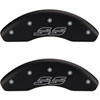 SS Impala Logo Matte Black Powder Coat Finish Silver Characters. - image 1