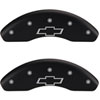 Bowtie/Bowtie Matte Black Powder Coat Finish Silver Characters. - image 1