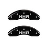 14230FHHRBK Front Disc Brake Caliper Covers Fits Select Chevy HHR [Black Finish w/ Silver HHR] - image 1