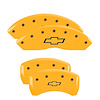 Front and Rear Disk Brake Caliper Covers for Chevrolet Blazer, Yellow - image 1