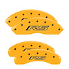 Front and Rear Disk Brake Caliper Covers for Chevrolet Blazer, Yellow - image 1