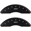 2004 AUDI A8 QUATTRO BASE - SET OF 4 CALIPER COVERS MGP/MGP ENGRAVING MATTE BLACK POWDER COAT FINISH - image 1