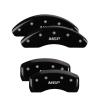 Front and Rear Disk Brake Caliper Covers, Black - image 1