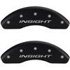 Honda/Insight Matte Black Powder Coat Finish Silver Characters. - image 1