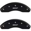 2003 HONDA ELEMENT DX - SET OF 4 CALIPER COVERS MGP/MGP ENGRAVING MATTE BLACK POWDER COAT FINISH SIL - image 1