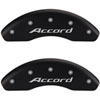 Honda Accord Matte Black Powder Coat Finish Silver Characters. - image 1