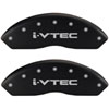 i-Vtec/i-Vtec Matte Black Powder Coat Finish Silver Characters. - image 1